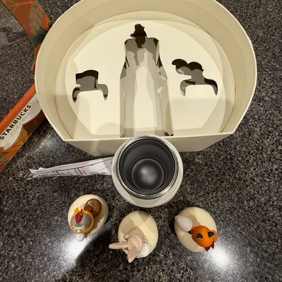 Starbucks China Autumn Festival Stainless Tumbler + Animal Lids 80oz - Picture 9 of 13